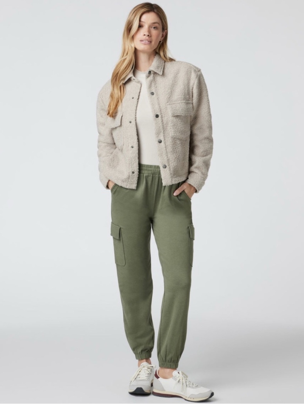 Vuori Boyfriend Cargo Joggers - Heathered Pistachio